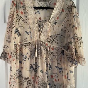 Sheer tunic